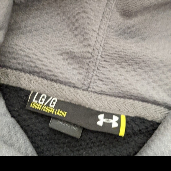 Under armour black hoodie men's‎ large - Picture 3 of 5